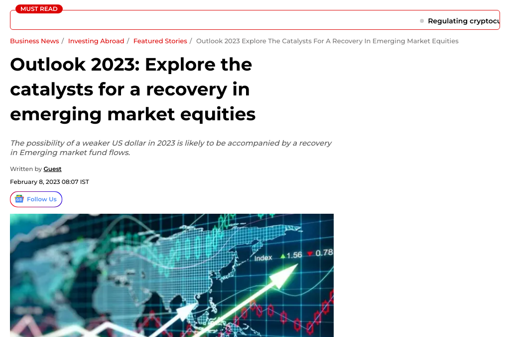 Emerging Markets: Poised for Stronger Performance in 2023